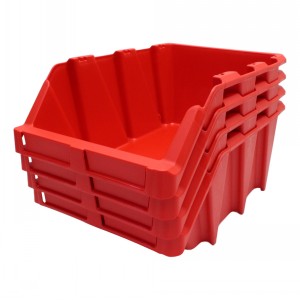 Stack & Nest Plastic Parts Bins Size F 10 Pack